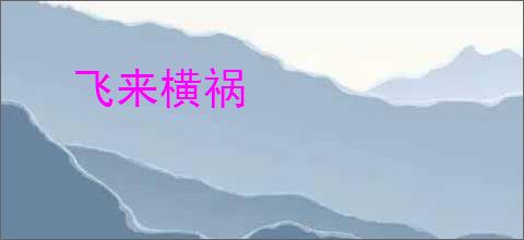 飞来横祸